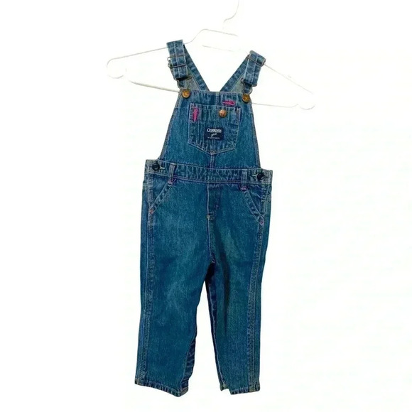Oshkosh Girl Overalls, excellent  condition size 24 months - Picture 3 of 7